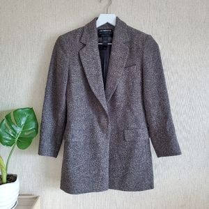 Vintage Womens Black Gold Fleck Suit Jacket